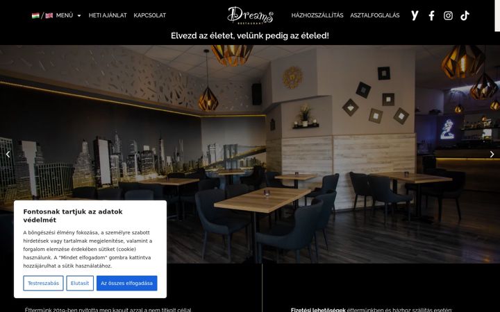 Képernyőkép: dreamsfehervar.hu