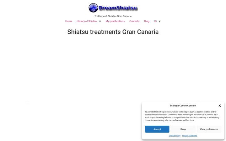 Screenshot of dreamshiatsu.it