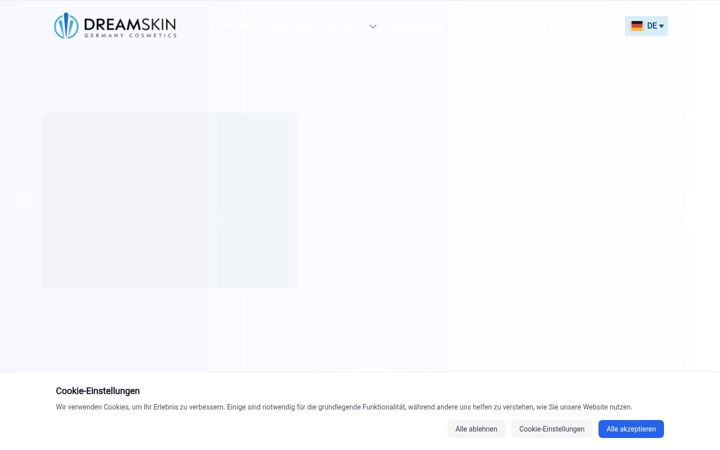 Screenshot of dreamskin-germany.de