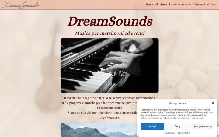 Screenshot of dreamsounds.it