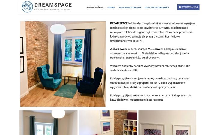 Képernyőkép: dreamspace.pl