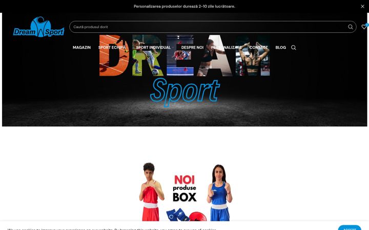 Screenshot of dreamsport.ro