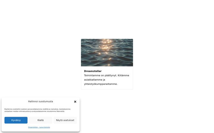 Screenshot di dreamstellar.fi