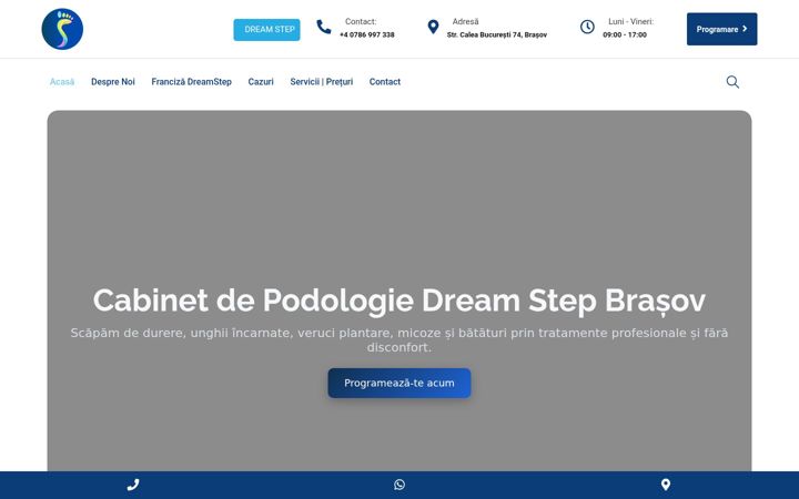 Screenshot of dreamstep-brasov.ro