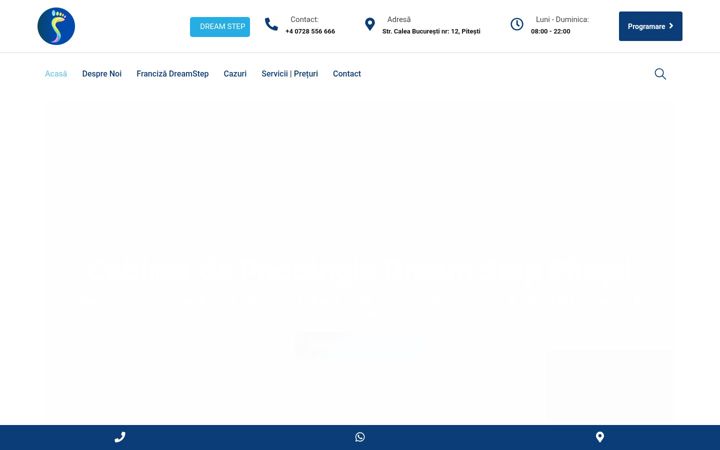 Screenshot of dreamstep-pitesti.ro