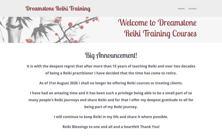 Screenshot of dreamstoneholistics.com