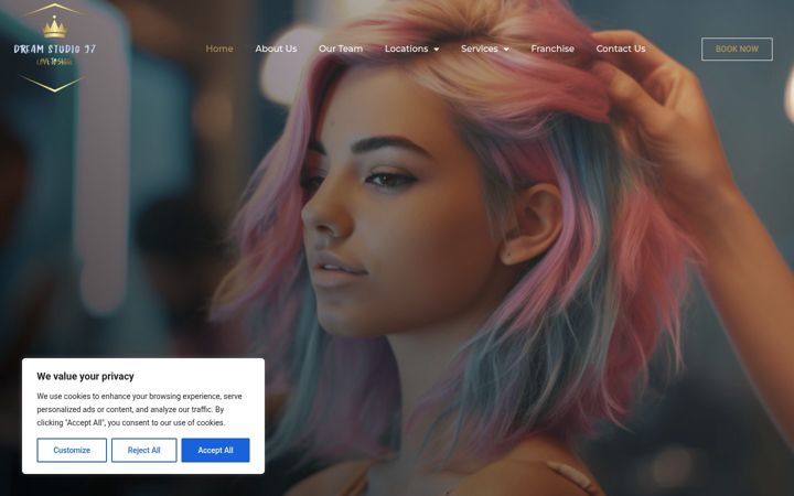 Screenshot of dreamstudio97.com