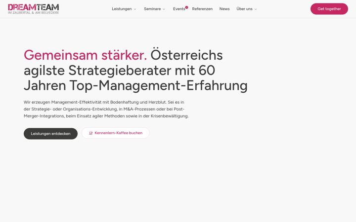 Zrzut ekranu dreamteam.at
