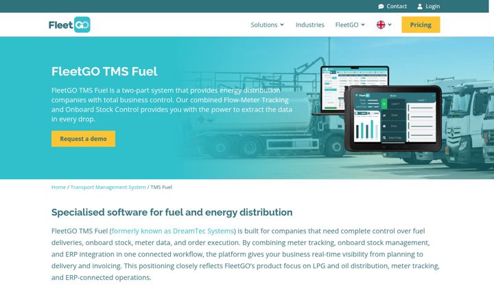 Screenshot of dreamtecsystems.com