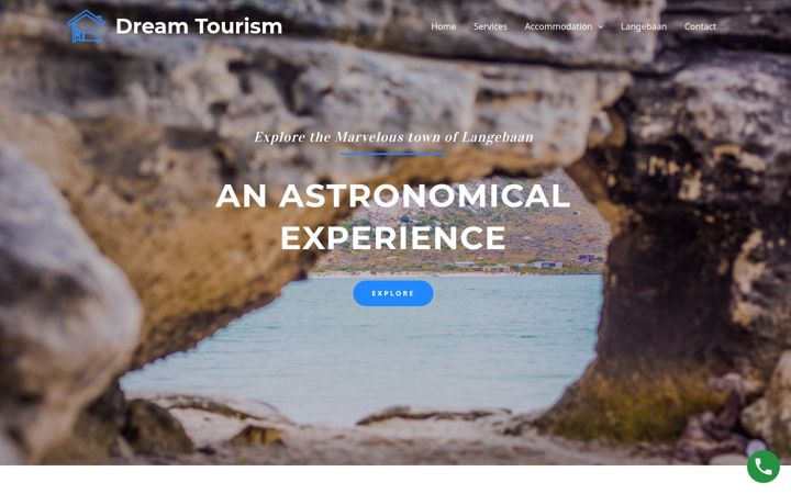 Screenshot of dreamtourism.co.za