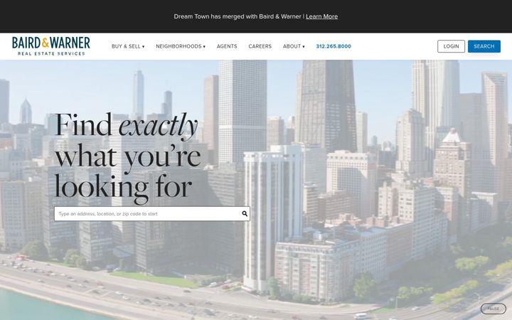 Screenshot of dreamtown.com