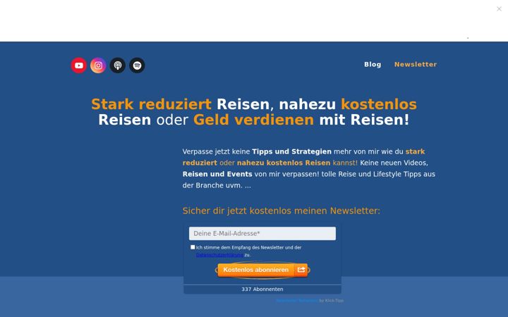 Screenshot of dreamtravelyou.com
