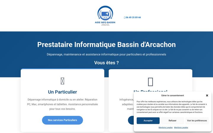 Captura de ecrã de dreamudata.fr
