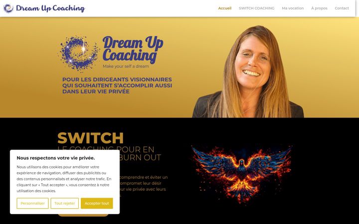 Screenshot of dreamup-coaching.fr