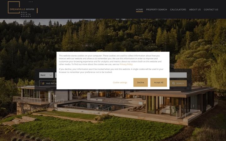 Screenshot of dreamvillestates.co.za
