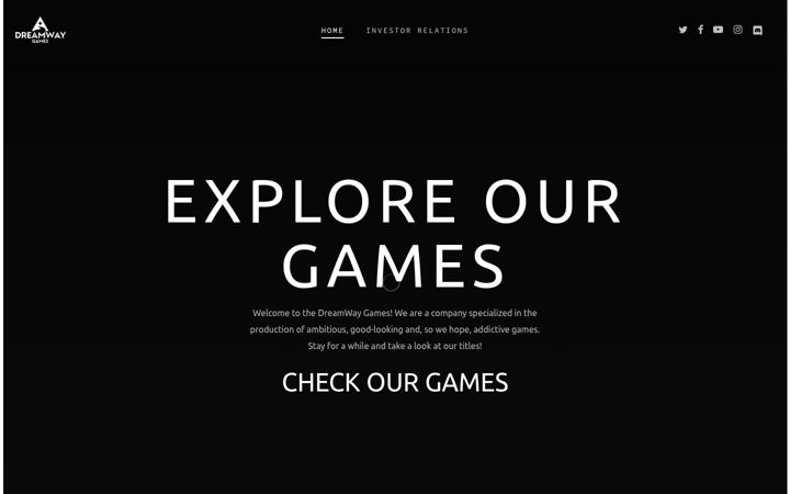 Screenshot of dreamwaygames.com