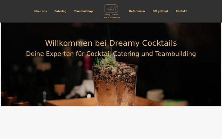 Zrzut ekranu dreamycocktails.at