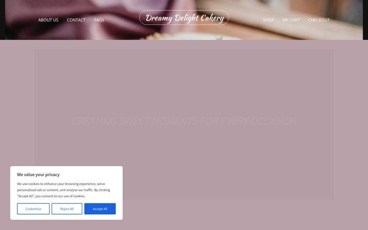Screenshot του dreamydelight.no