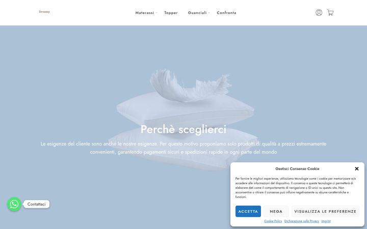 Screenshot of dreamyonline.it