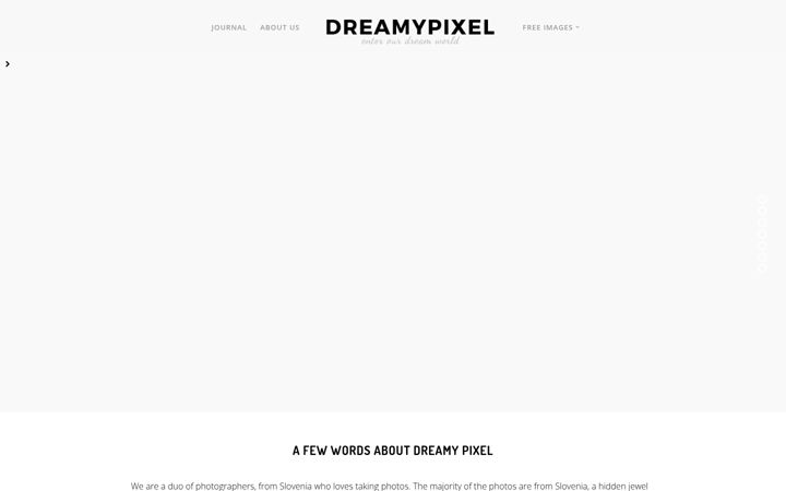 Screenshot of dreamypixel.com