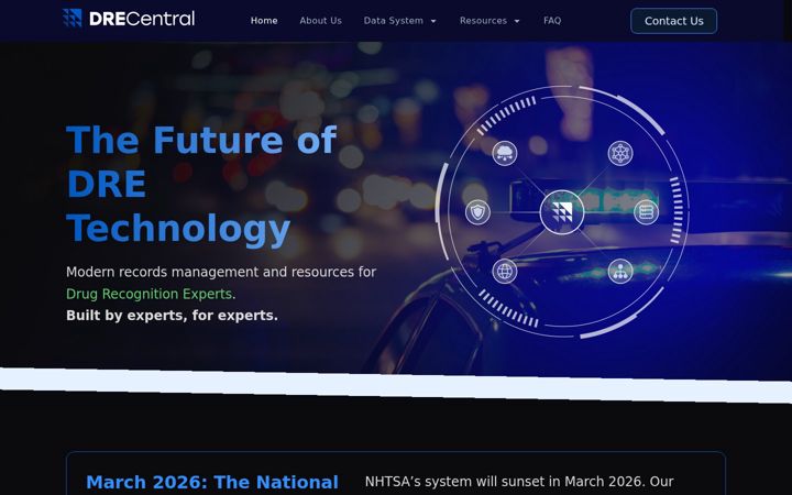 Screenshot of drecentral.com