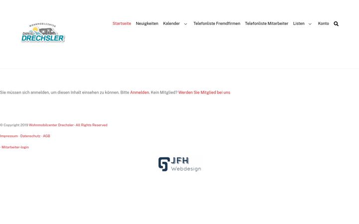 Screenshot of drechsler-mitarbeiterportal.de
