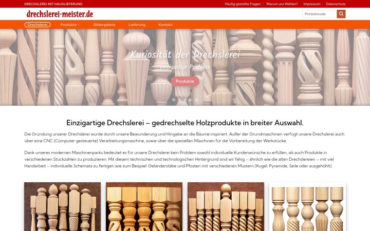 Screenshot of drechslerei-meister.de