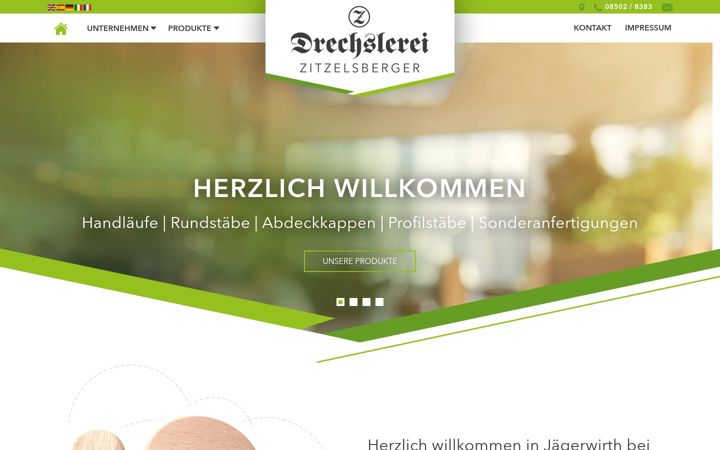 Screenshot of drechslerei-zitzelsberger.de