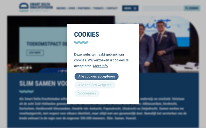 Screenshot of drechtsteden.nl