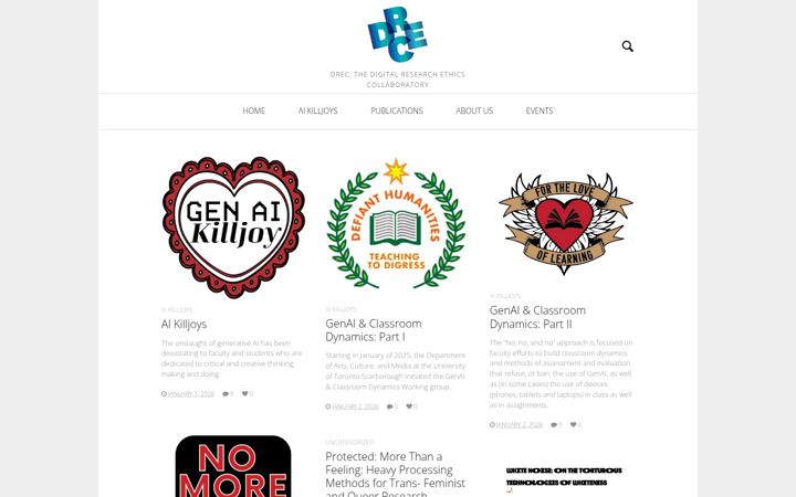 Ekrano kopija drecollab.org