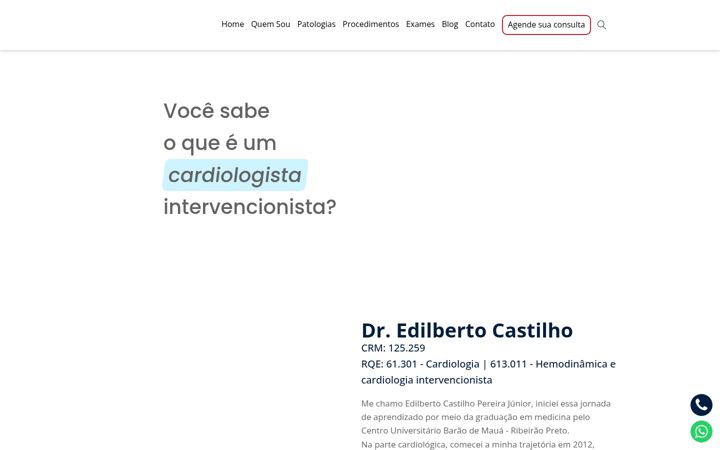 Screenshot von dredilbertocastilho.com.br