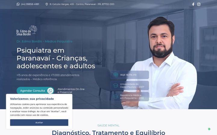 Screenshot von dredmobordinpsiquiatra.com.br