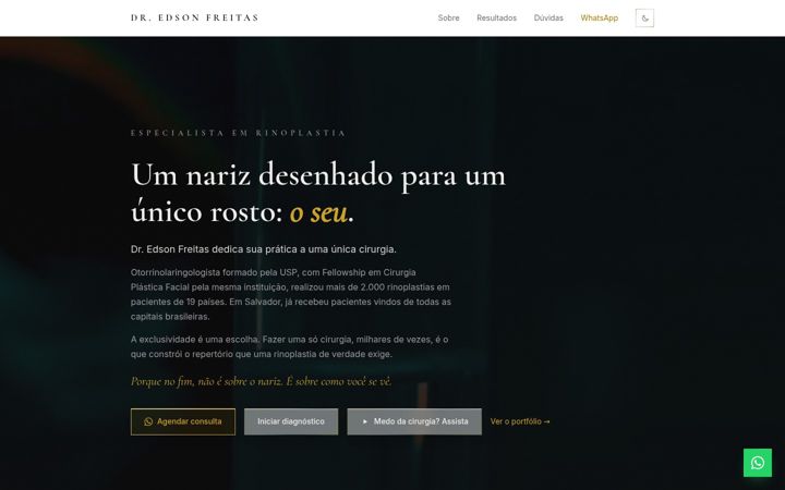 Screenshot of dredsonfreitas.com