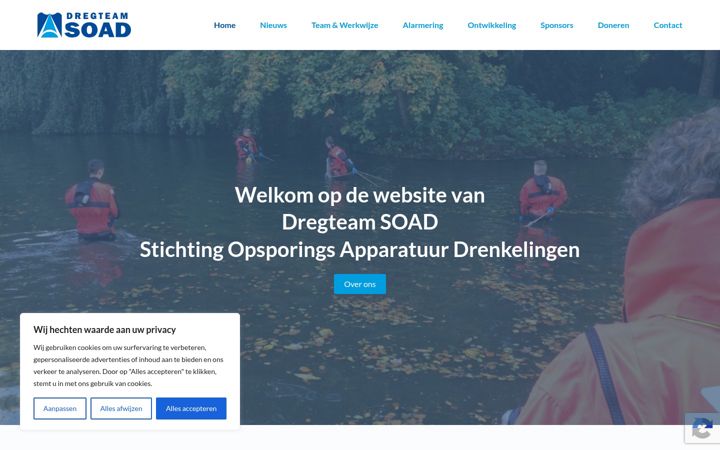 Screenshot of dregteamsoad.nl