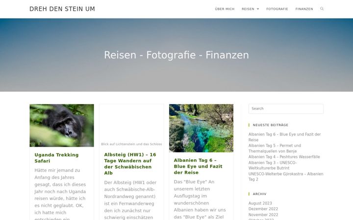 Skjermbilde av drehdensteinum.de