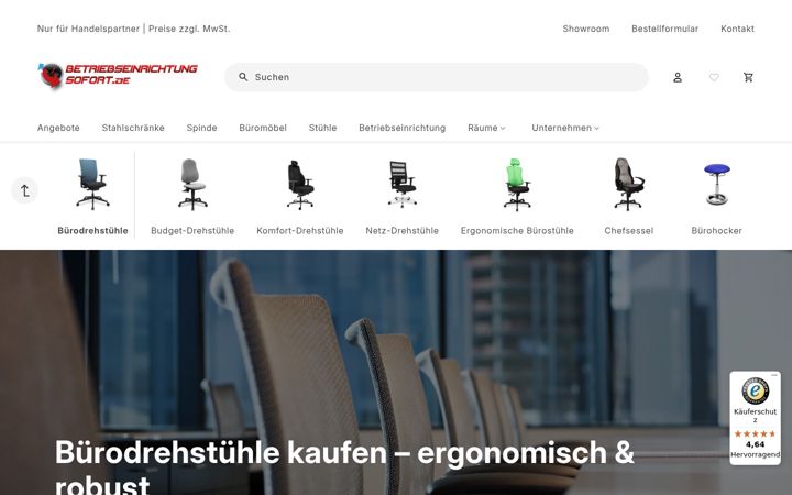 Screenshot of drehstuehle-discount.de