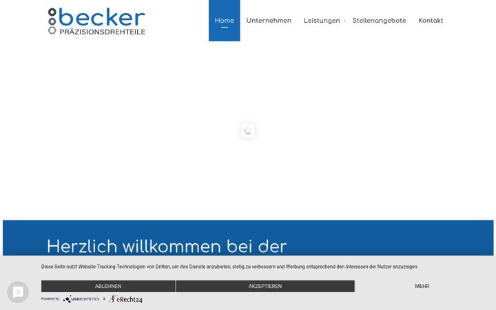 Screenshot of drehteile-becker.de