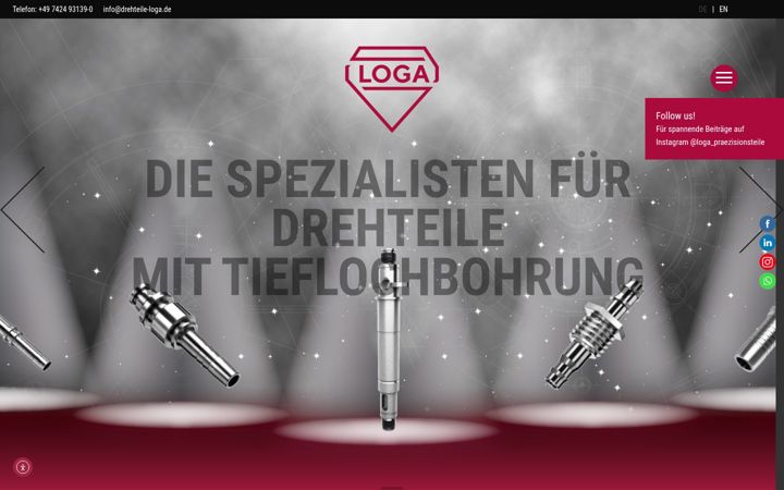 Screenshot του drehteile-loga.de
