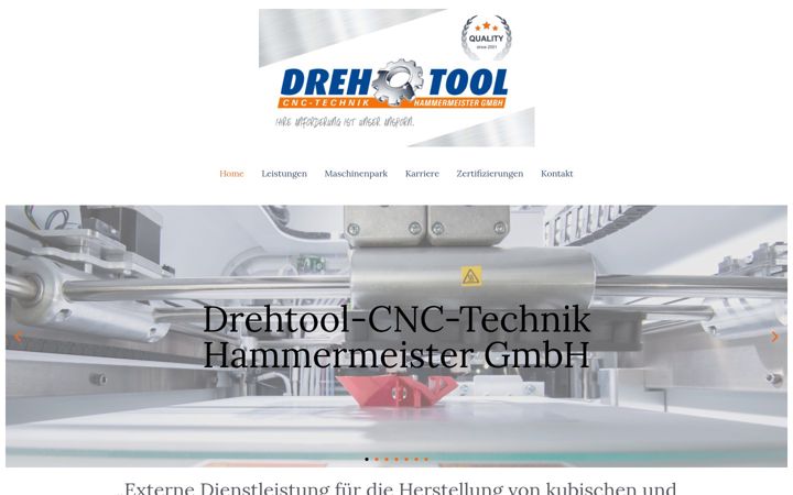 Screenshot του drehtool-cnc-technik.de