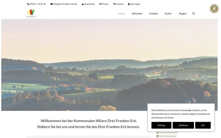 Screenshot του drei-franken-info.de