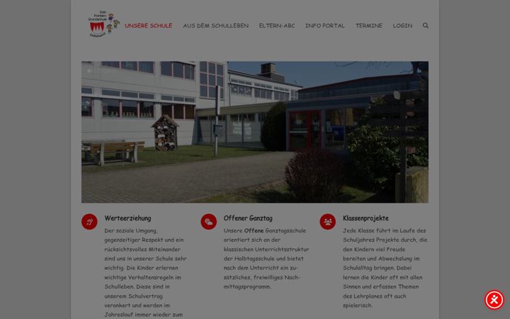 Screenshot του drei-franken-schule.de
