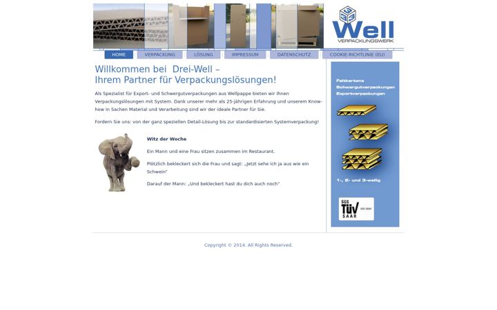 Screenshot του drei-well.de