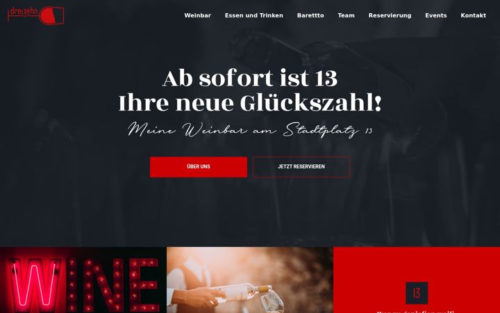 Zrzut ekranu drei-zehn.at