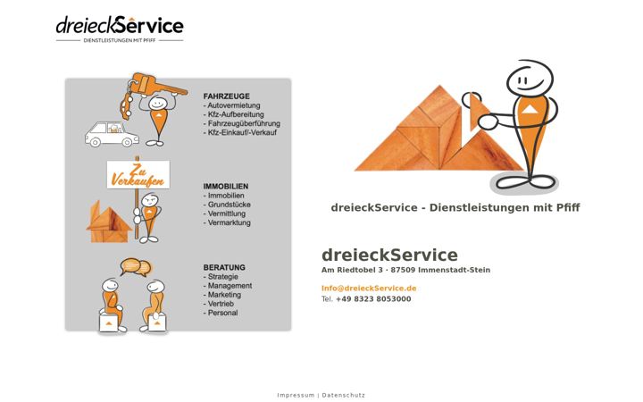 Screenshot of dreieckservice.de