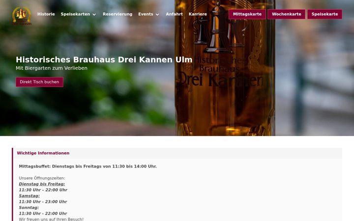 Skærmbillede af dreikannen.de