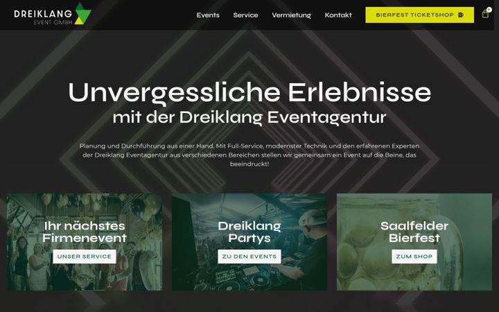 Ekrānuzņēmums no dreiklang-event.de