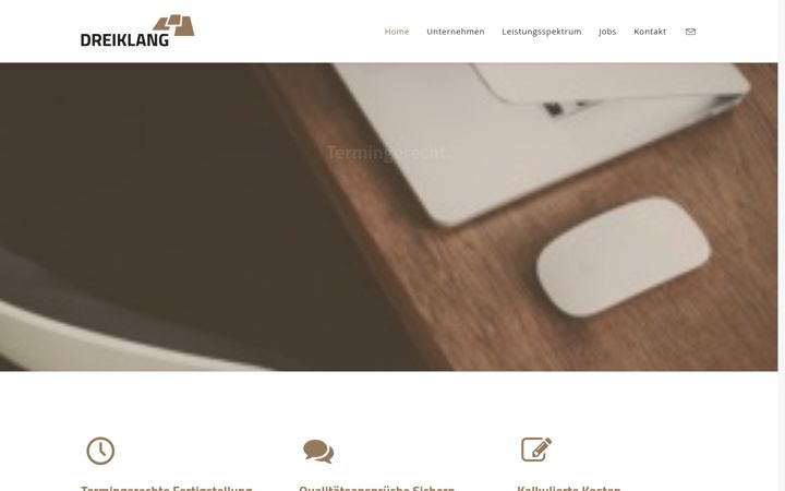 Screenshot of dreiklang-gmbh.com