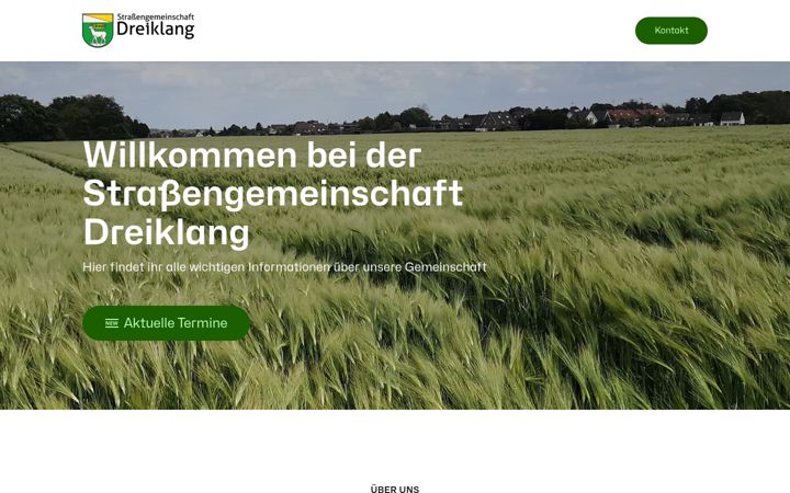 Skærmbillede af dreiklang-sthubert.de