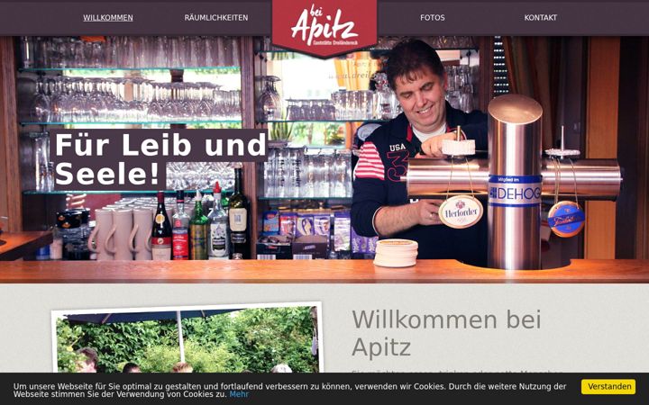 Skærmbillede af dreilaendereck-apitz.de
