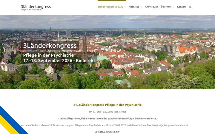 Zrzut ekranu dreilaenderkongress.at